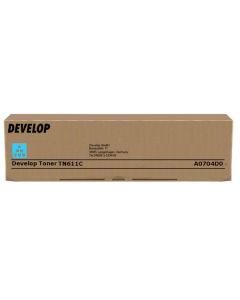 Develop  (TN-611 C) Original Toner cyan (A0704D0)